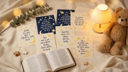 Bedtime Blessings Scripture Cards mockup