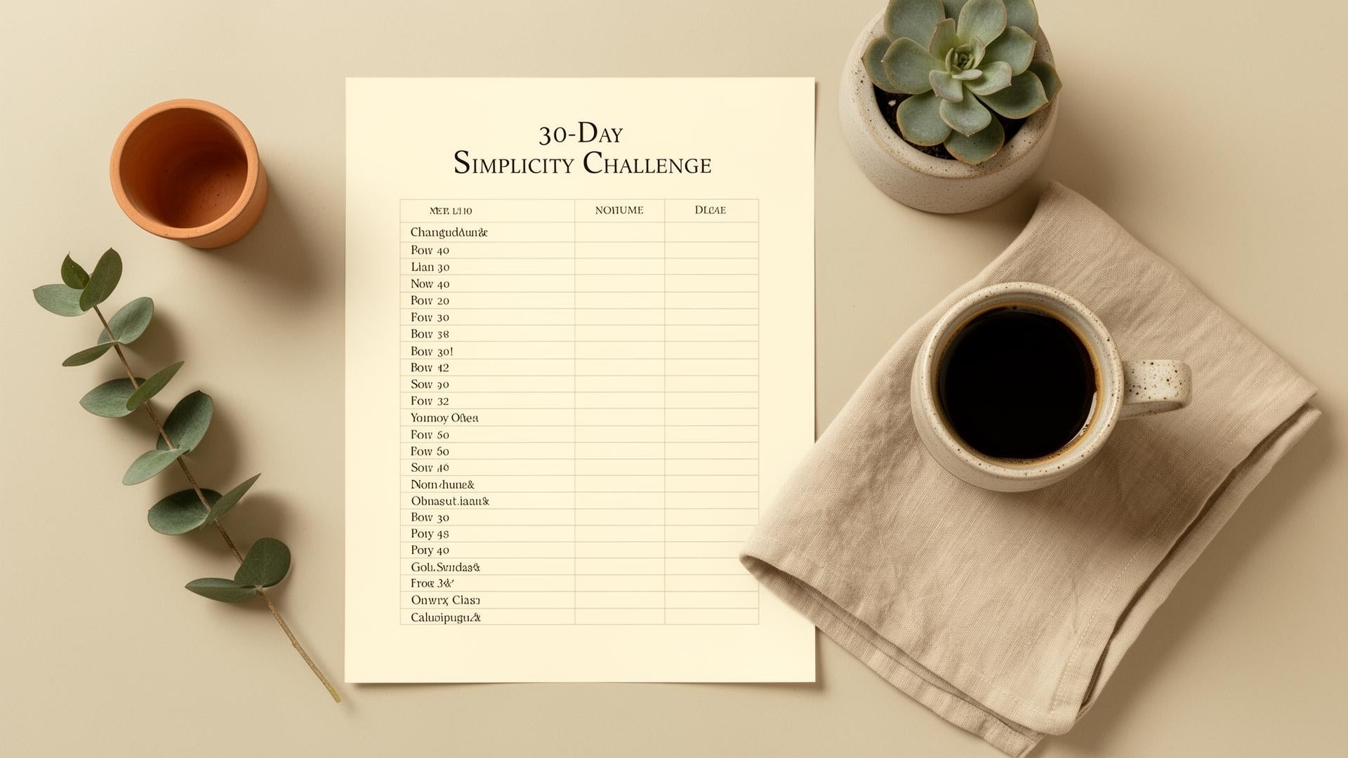 30-Day Simplicity Challenge mockup